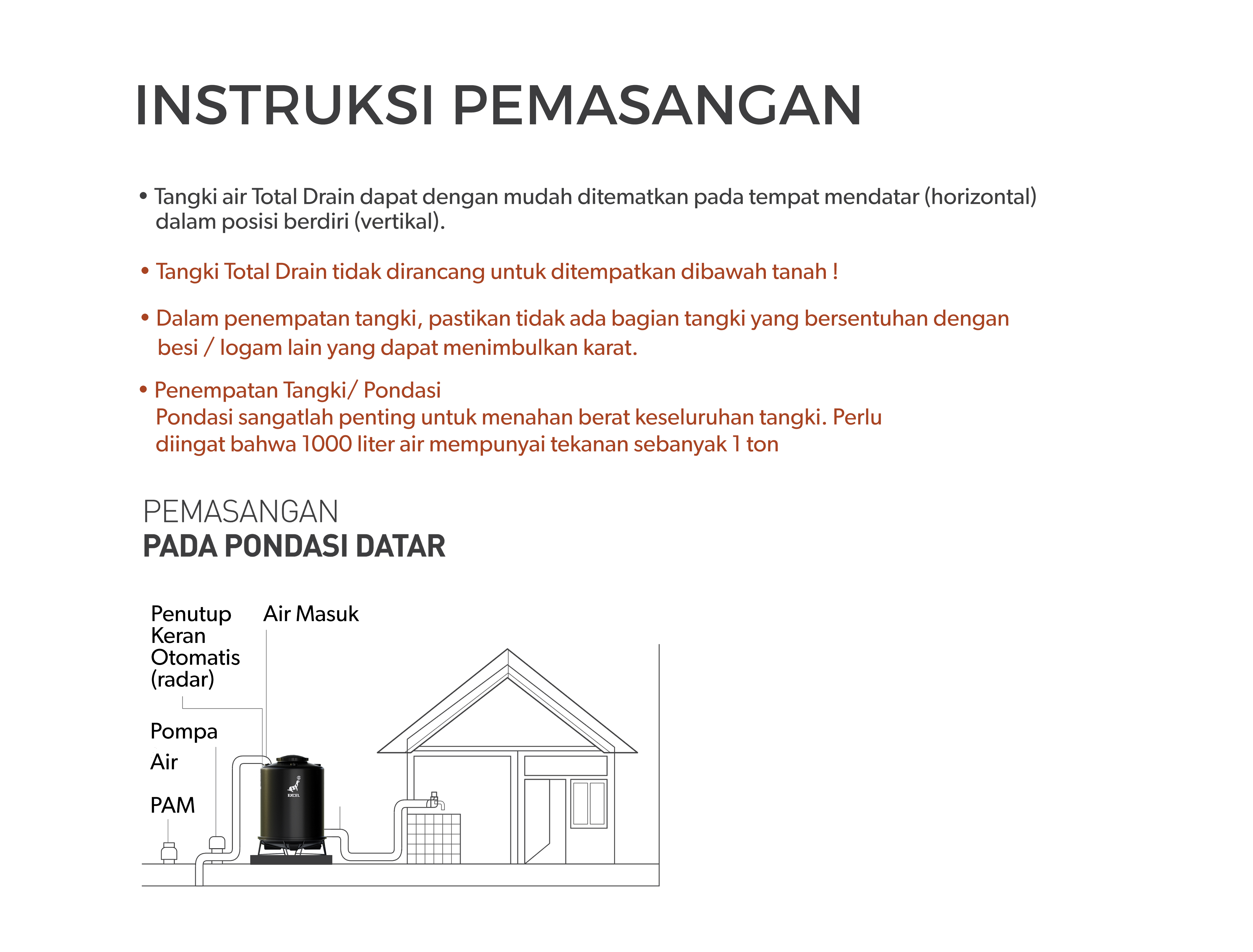 Gambar Tangki Total Kuras / Total Drain | Roto 7