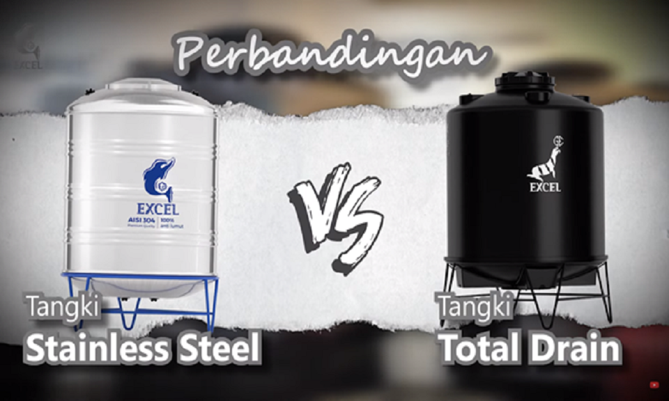 Tangki Stainless vs Tangki Air Plastik Total Drain Lebih Unggul Mana?