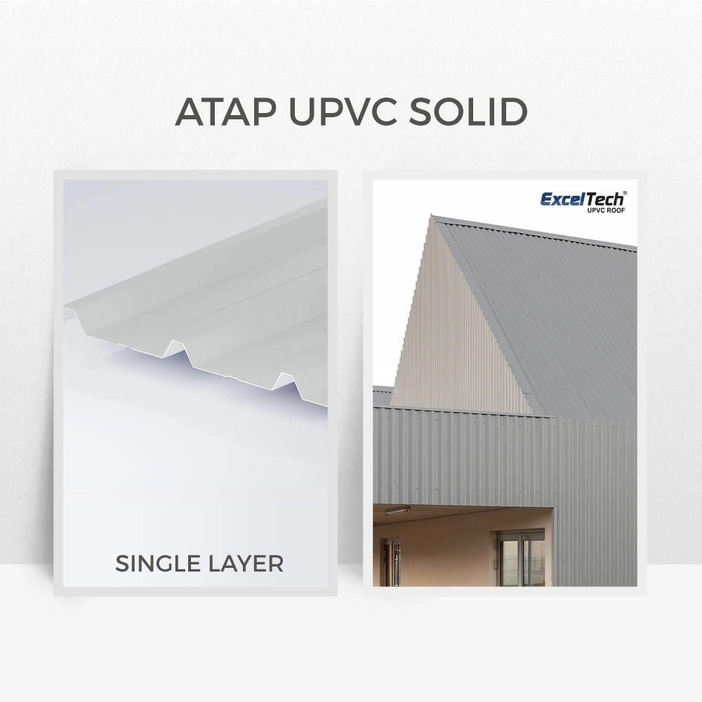 Gambar Atap uPVC Single Layer ExcelTech