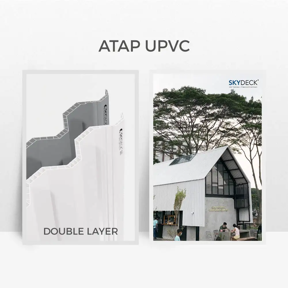 Gambar Atap uPVC Double Layer SKYDECK